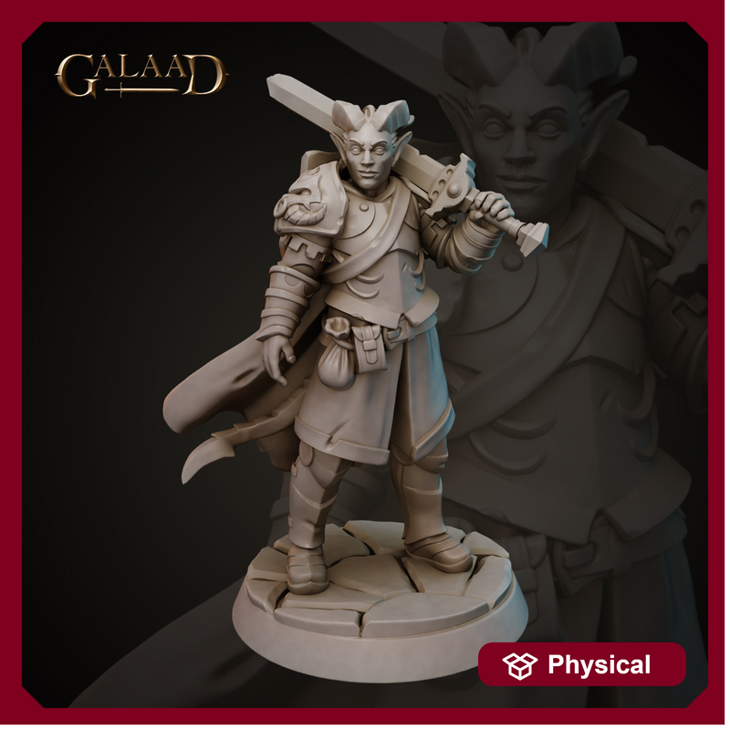 Knight Tiefling Male