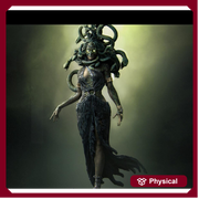 Medusa Monstrosity D&D Monster Unpainted Miniature | 28mm, 32mm, 54mm,75mm, 100mm, 140mm Scales | Dungeons and Dragons Pathfinder | NERIKSON - Only-Games