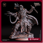 Female Rogue Crossbow Expert Monster Huntress  PC NPC | 28mm, 32mm, 75mm Scale Resin Miniature | Dungeons and Dragons | Flesh of Gods - Only-Games