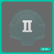 Space Knights DV04 Standard Roman Numeral 02 Shoulder Symbols - Only-Games