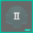 Space Knights DV04 Standard Roman Numeral 02 Shoulder Symbols