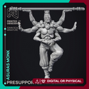Asuras Monk - Celestial - Heaven Hath no Fury - PRESUPPORTED - 32mm Scale