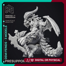 Demi Fiends - 3 Models - PRESUPPORTED - Hell Hath No Fury - 32mm model