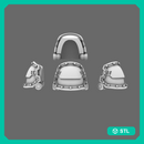 Space Knights V2 Metal Storm Shoulder Pads Type B