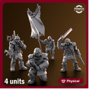 Command squad. Sporeblight Regiment. Renegades and Heretics