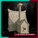 Retbury House - Fantasy Village Terrain STL, DnD & Wargaming Scenery