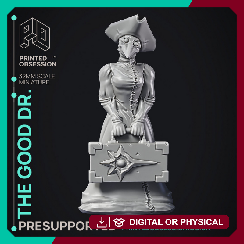 The Good Doctor - Inquisators - PRESUPPORTED - 32 mm Scale - Only-Games