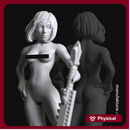 Sedition Series 05d - Naked Gene-enhanced Female Battle Sister with Chainsaw Sword