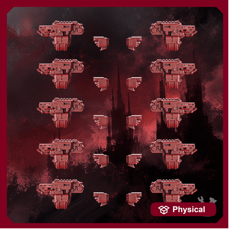 Crimson Wings Heavy Flamer Pistols Set x10