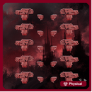 Crimson Wings Heavy Flamer Pistols Set x10