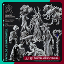 Faywild Vs Shadowfell 1 - 12 model set - PRESUPPORTED - 32mm scale