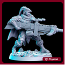 Muacaitl (modern tribal monster-hunter) - 32mm - DnD