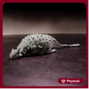 Ankylosaurus sleeping - armored dinosaur