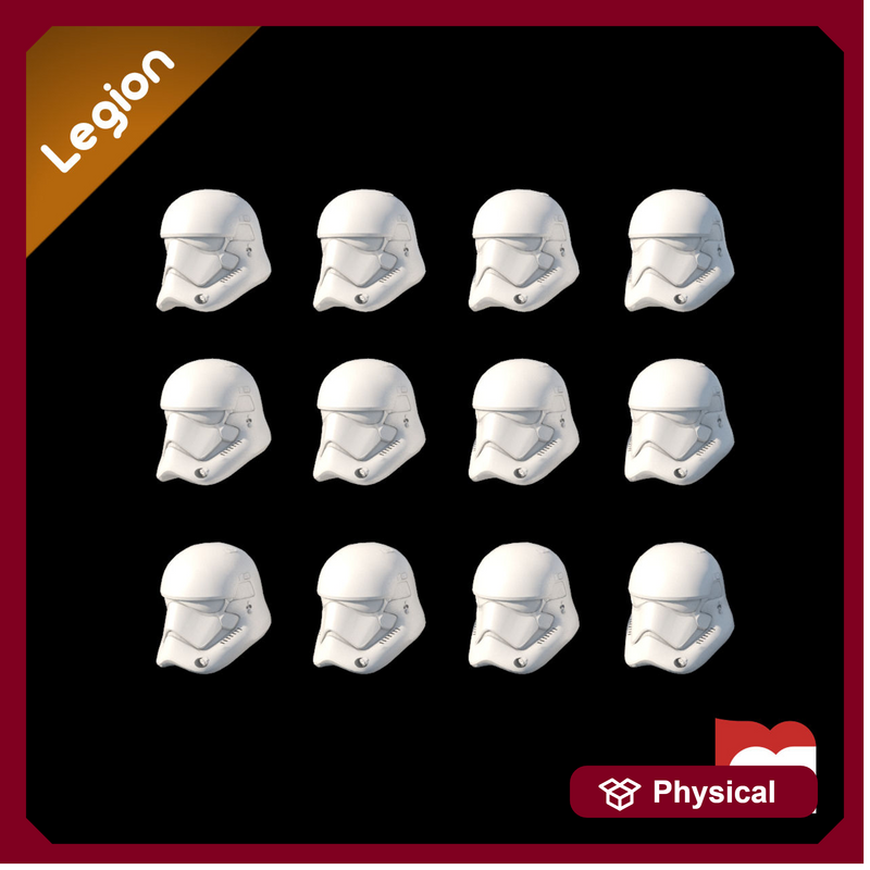 (Legion) 12x First Order Stormptrooper Helmets - Only-Games