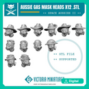 Aussie Gas Mask Heads
