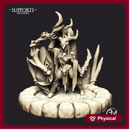 Raktaa the Blood Priestess & Sacrifical Pit (AMAZONS! Kickstarter)