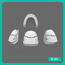 Space Knights V6 Stroud Smooth Shoulder Pad Type A