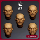Ebonthorn Drakhuls Type 8 - Miniature Heads
