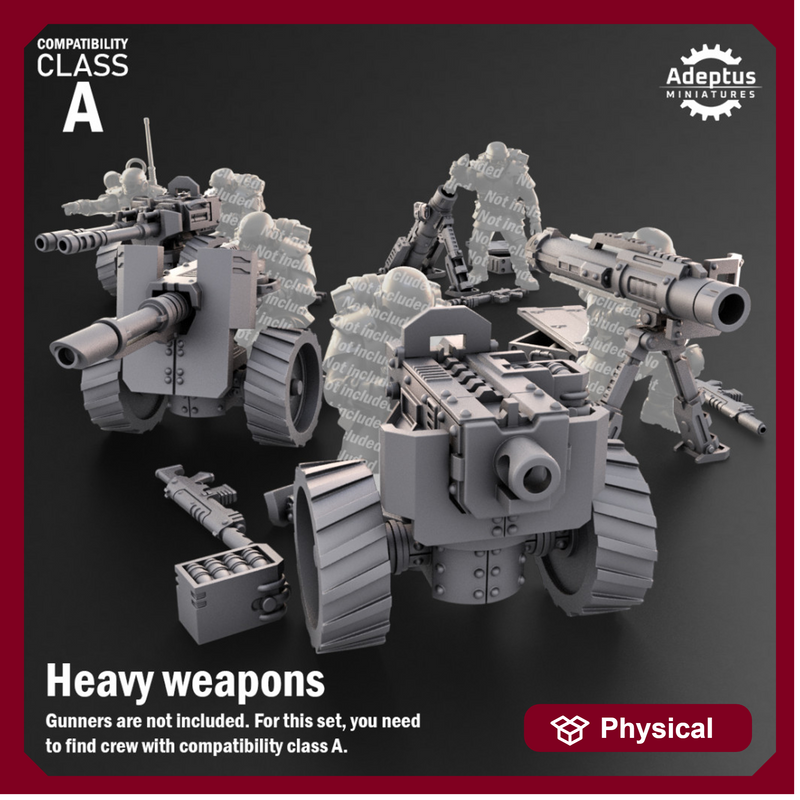 Heavy Weapons - Design Option 3. Imperial Guard. Compatibility Class A.