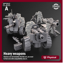 Heavy Weapons - Design Option 3. Imperial Guard. Compatibility Class A.