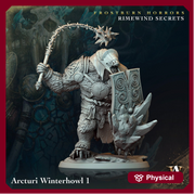 Frostburn Bear Vanguard | Archvillain Games | DnD RPG Role Playing Game | Pathfinder | Figure for Painting | Resin | Dungeons and Dragons | - Only-Games
