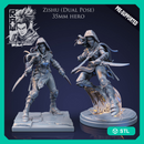 Zishu The Rogue - Idle and Action Pose - STL only
