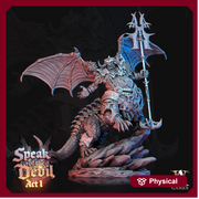 Demon Ogre Daemon Devil | 105mm tall | 28mm/ 32mm scale (Large and Huge ) | Dungeons and Dragons - Only-Games