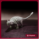 Ankylosaurus standing - armored dinosaur