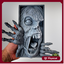 Zombie BOOKNOOK [UNPAINTED]