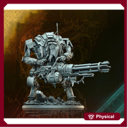 Sci-Fi Heavy Battle Suit, Mech Knight Miniature | 32mm, 40mm, 50mm, 65mm 80mm BASE SIZES | Resin Unpainted | - Only-Games