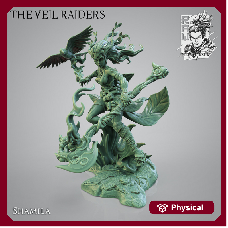 Shamila - Forest Elf Druid - 54mm