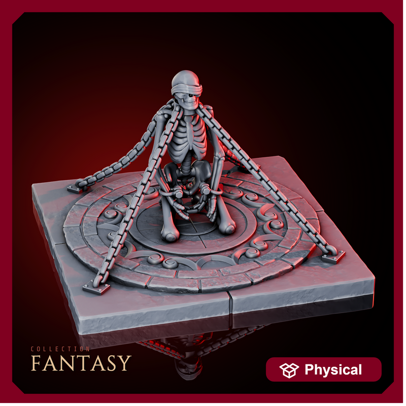Shackled Skeleton Circle - Only-Games