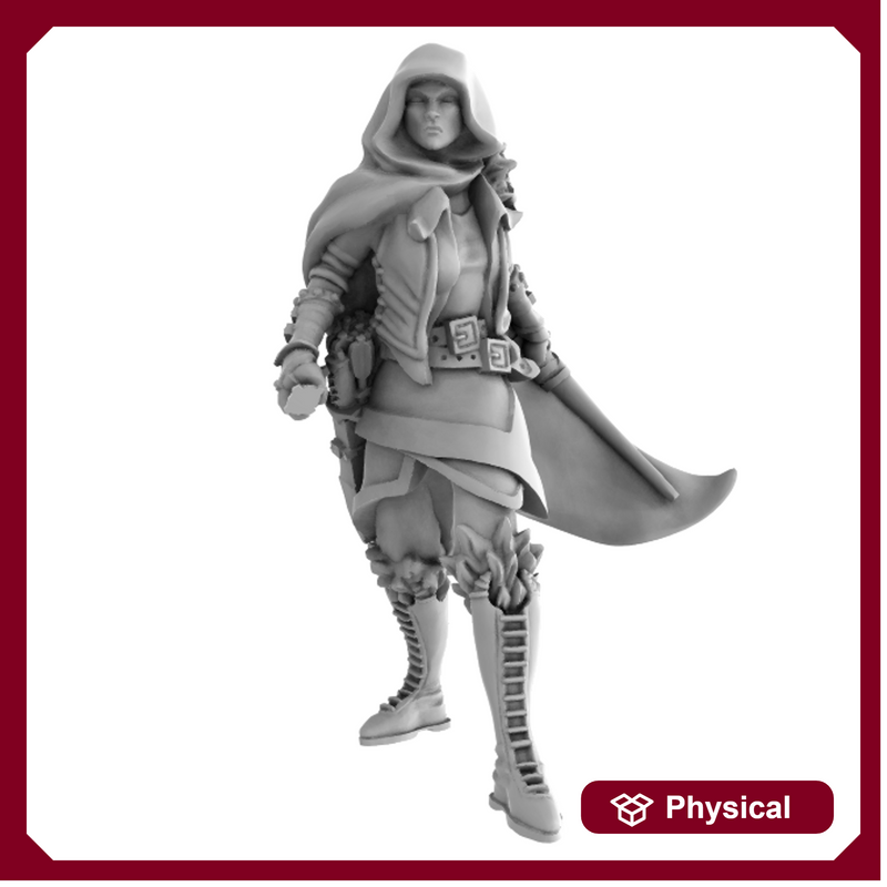 Female Ranger Dagger Bow Hood Up (32mm scale)