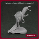 Baby Spinosaurus swimming  1-35 scale dinosaur