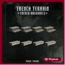 Trench Crusade terrain - Trench walkways