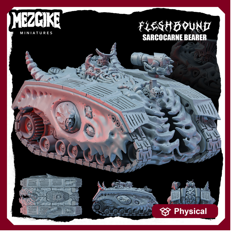 Sarcocarne Bearer Tank (physical miniature)