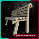 Bench 2 - Tabletop Terrain Prop STL, DnD & Wargaming Scenery