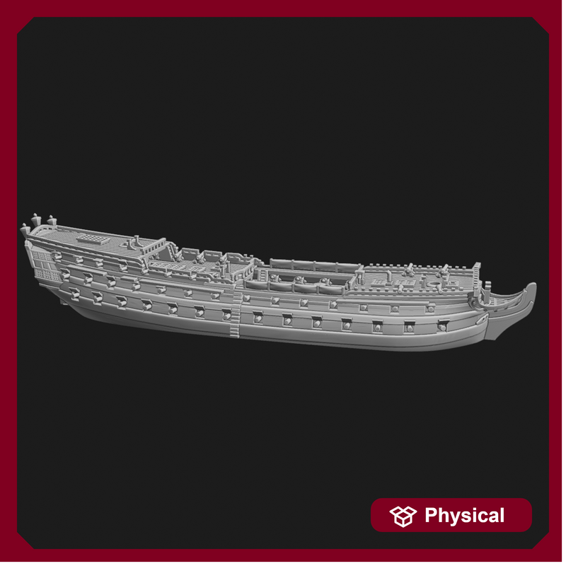 1/700 & 1/1200 HMS Bellona (74 guns), 1760-1814