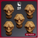 Techno Priests Type 3 - Miniature Heads