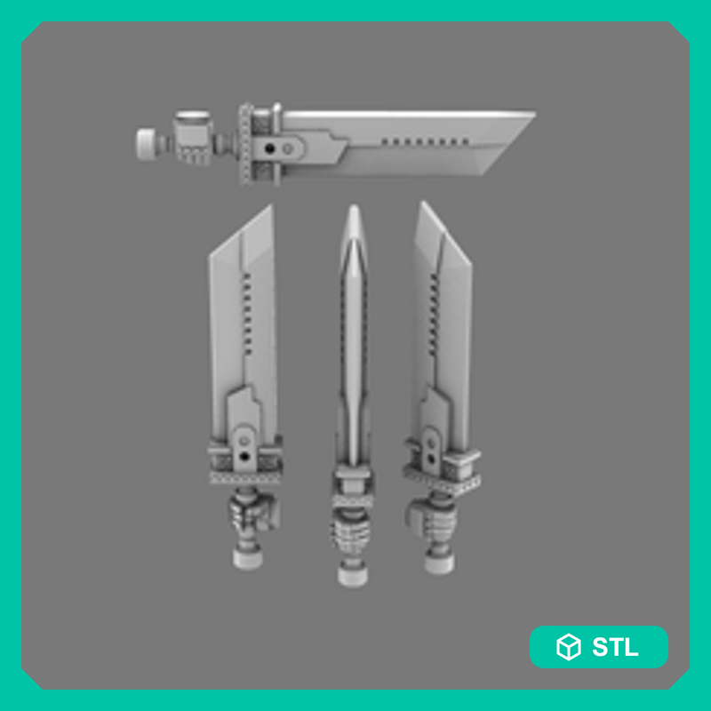 Space Knights Fantasy Cloud Sword RIGHT