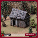 Osberts Shanty - Kingdoms of Throne and Ash - Printable Scenery - Terrain, Wargaming, D&D, DnD