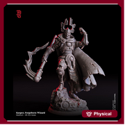 Warforged Wizard, Sorcerer, Warlock | 28mm,32mm,54mm,75mm,100mm Scale Resin Miniature |Dungeons and Dragons D&D 5e Pathfinder |Flesh of Gods - Only-Games