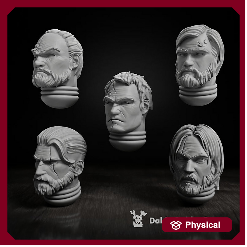 Legendary Heroes Heads x5