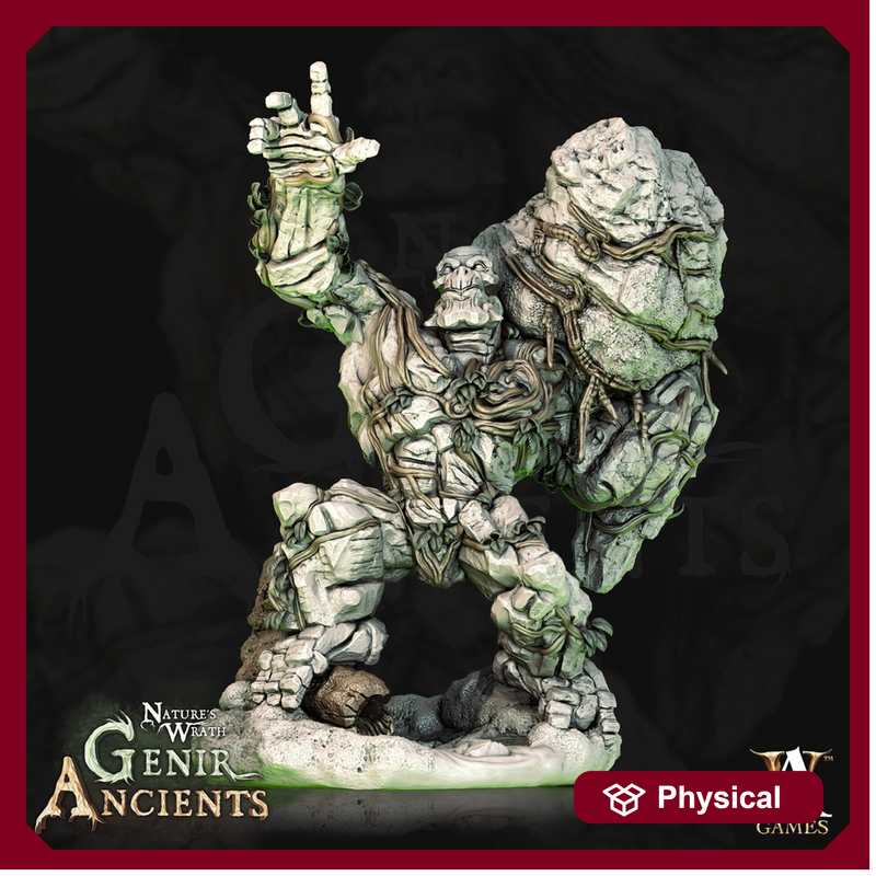 Forest Earth Elemental | 28mm and 32mm Scale | DnD 5e Miniature | Resin Figure Dungeons and Dragons| Archvillain Games - Only-Games
