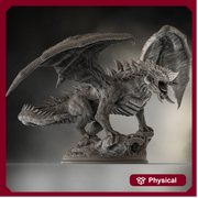 Chromatic Black Dragon (4 sizes) D&D  Miniature |  250mm Long,  200mm Wing Span | Resin Dragon Statue | Figurine | Dungeons and Dragons 5e - Only-Games