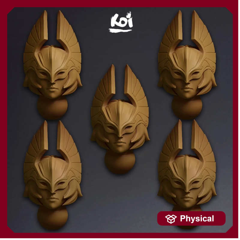 Valkyries Type 5 - Miniature heads