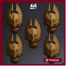 Valkyries Type 5 - Miniature heads