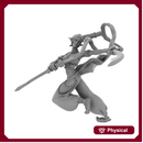Female Elf Blade Dancer (32mm scale)