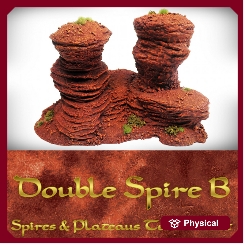 Double Spire B: Spires and Plateaus Terrain Set - Only-Games