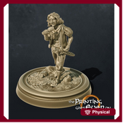 Halfling Adventurer | Hobbit mini| Resin Miniatures | Dungeons and Dragons | 28mm, 32mm, 75mm Scale | Pathfinder | Figure  model Painting | - Only-Games